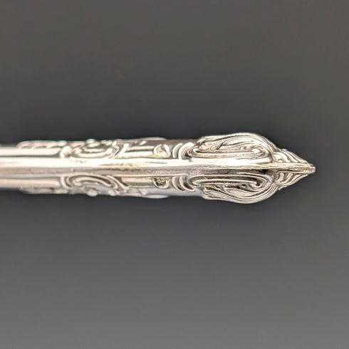 1973 年英國復古純銀手柄沙漠叉 x6 哈里森兄弟帶盒